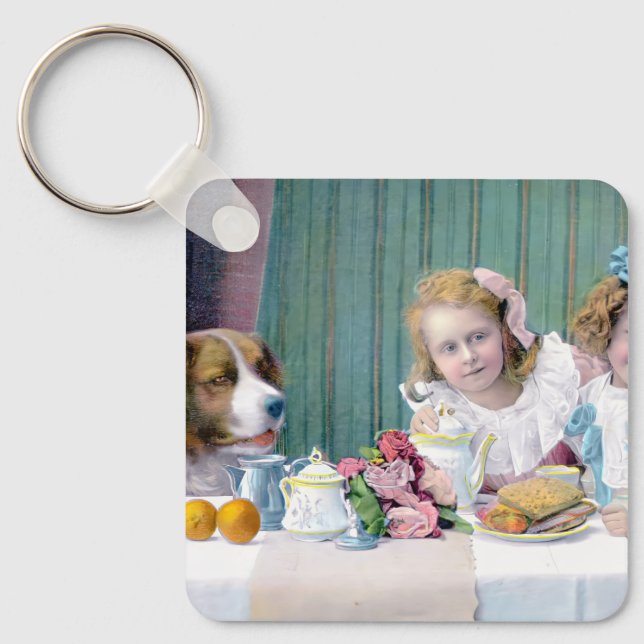 Llavero Vintage Tea Party  (Anverso)