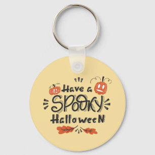 Llavero Vintage Ten un Halloween Espeluznante