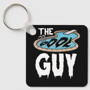 Llavero Vintage The Pool Guy Funny Swimming Boy Keycha