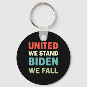 Llavero Vintage United-We-Stand-Biden-We-Fall Joe Biden-Tr