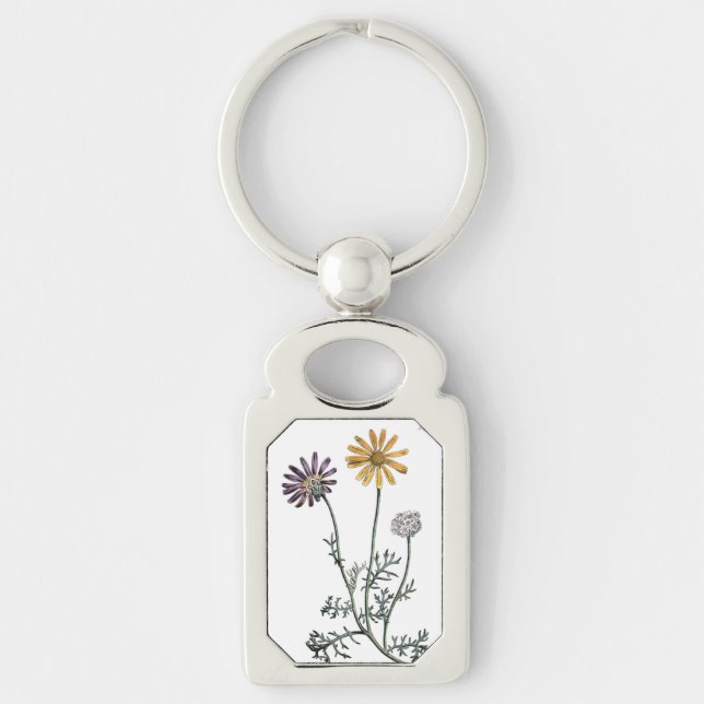 Llavero Vintage Ursinia Anthemoides Solar Fire Botanical K (Anverso)