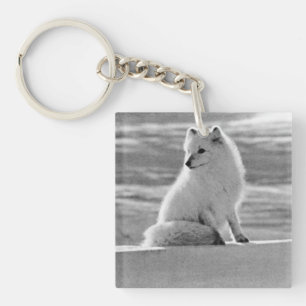 Llavero Vintage USA Alaska Arctic fox