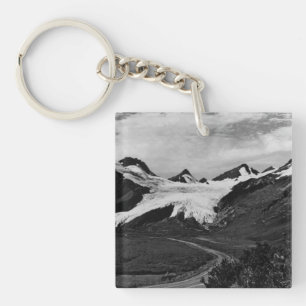 Llavero Vintage USA Alaska Worthington glaciar verano Canv