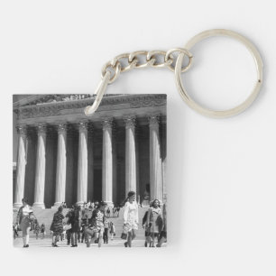 Llavero Vintage USA Monumento conmemorativo Washington Lin