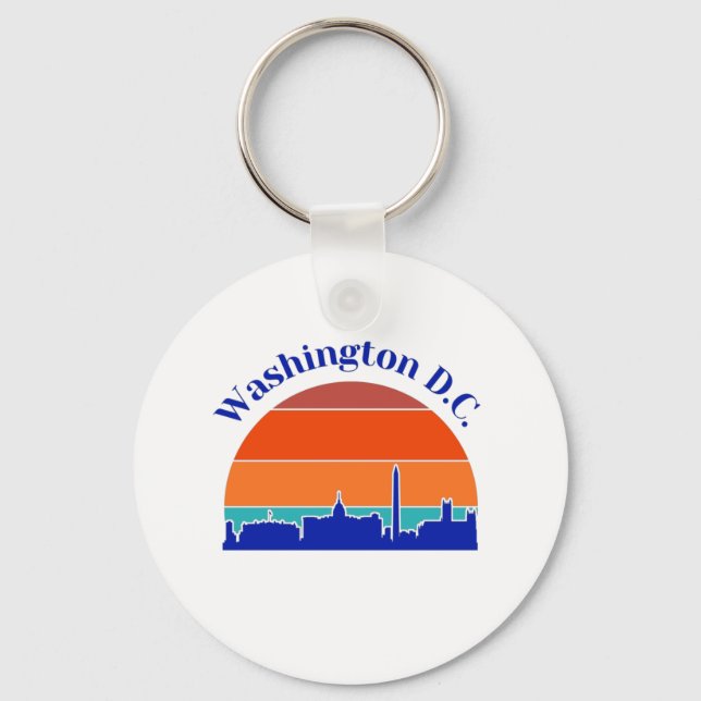 Llavero Vintage Washington D.C. (Anverso)