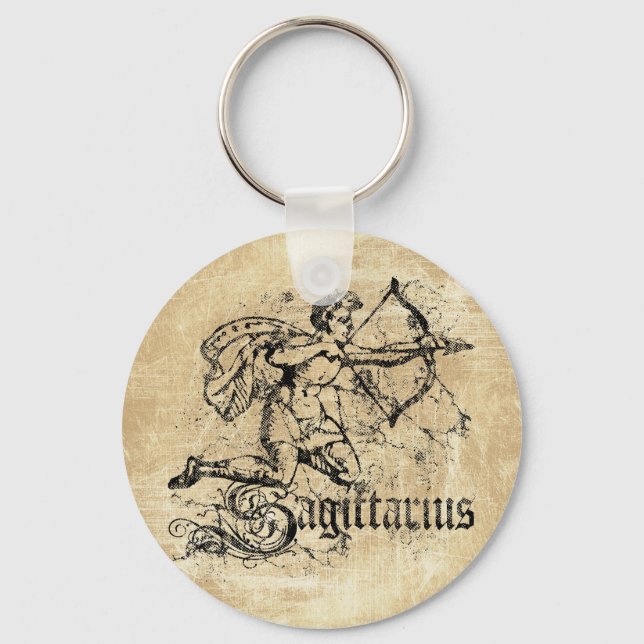 Llavero Vintage Zodiac Sagittarius (Anverso)