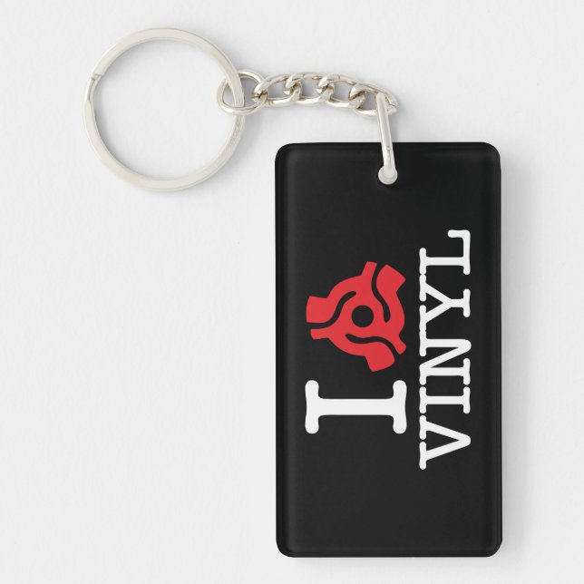 Llavero Vinyl adaptador I 45 (Frente)