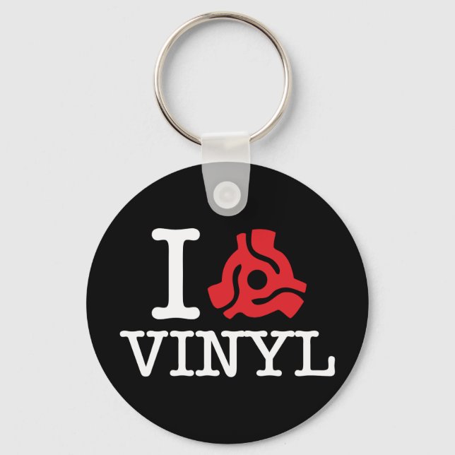 Llavero Vinyl adaptador I 45 (Anverso)