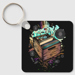 Llavero Vinyl Crate Music