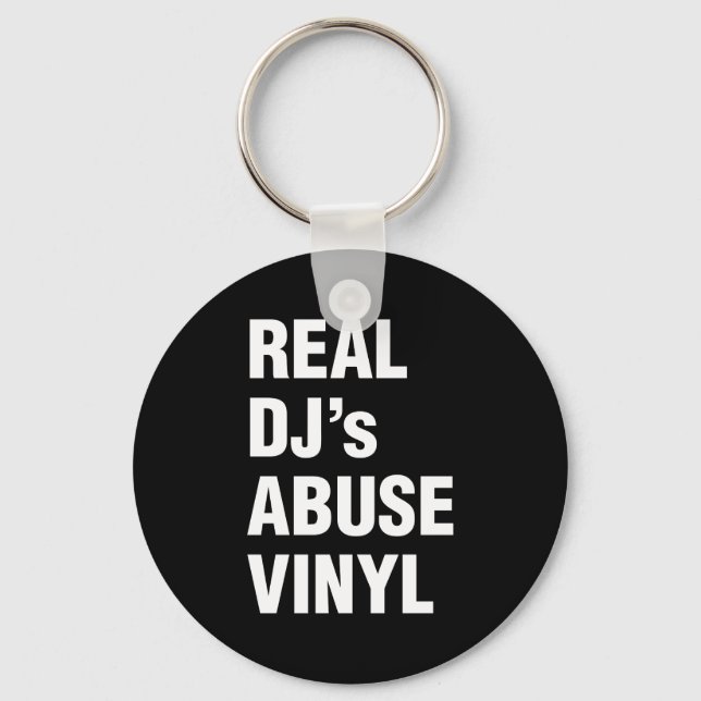 LLAVERO VINYL DE ABUSO DE DJ REAL (Anverso)