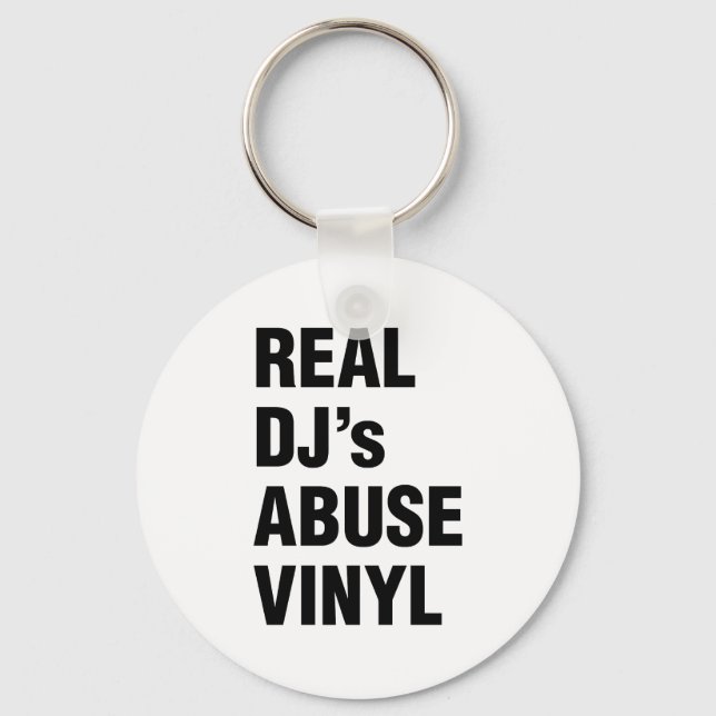 LLAVERO VINYL DE ABUSO DE DJ REAL (Anverso)