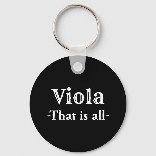 Llavero Viola Que Es Música Graciosa (Anverso)