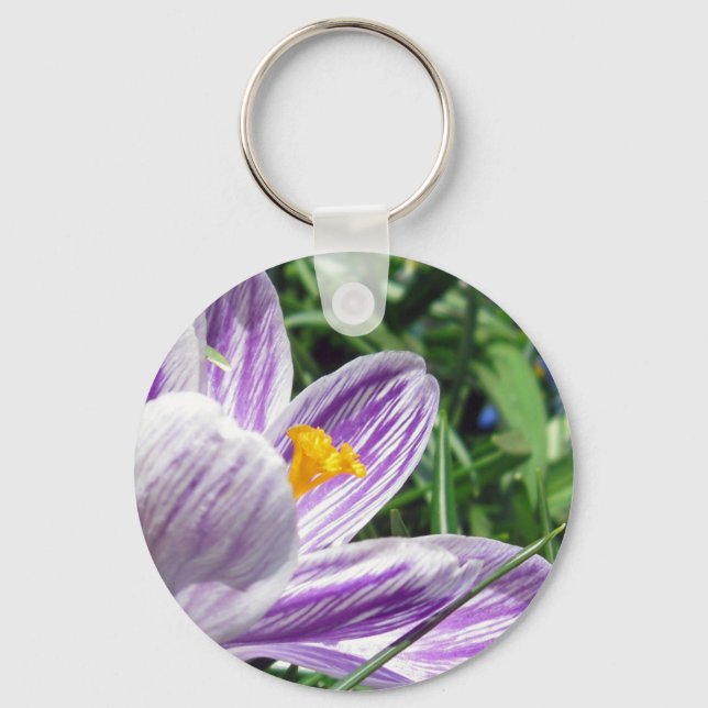 Llavero Violet Spring Crocus (Anverso)