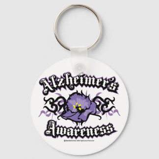 Llavero Violeta Tribal Alzheimers
