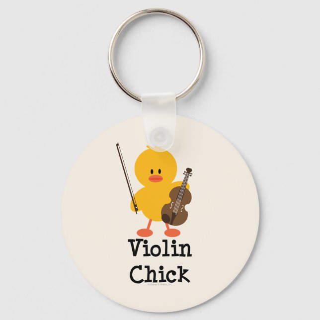 Llavero Violin Chick Keychain (Anverso)