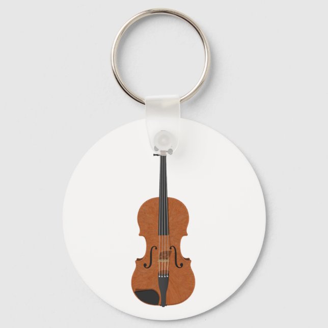 Llavero Violín: Modelo 3D: (Anverso)
