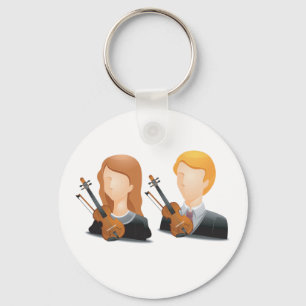 Llavero Violinistas sin rostro