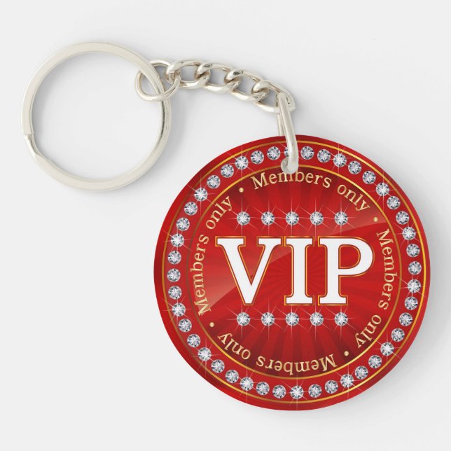 Llavero VIP - Keychain de miembros VIP - SRF (Frente)