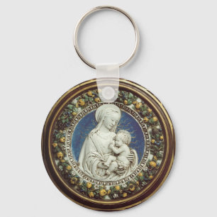LLAVERO VIRGEN CON NIÑO