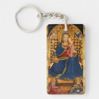 LLAVERO VIRGEN CON NIÑOS Y ÁNGELES 2