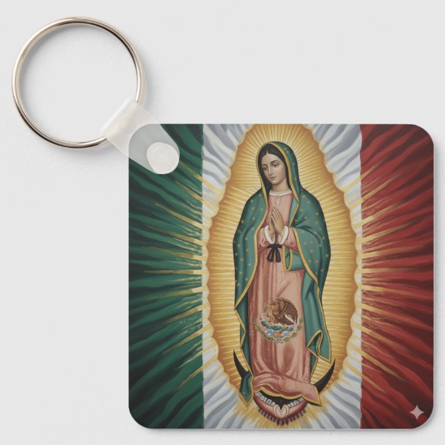 Llavero Virgen de Guadalupe - México (Anverso)
