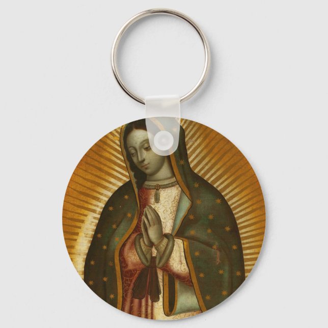 Llavero Virgen de Guadalupe Nuestra Señora Madre María (Anverso)