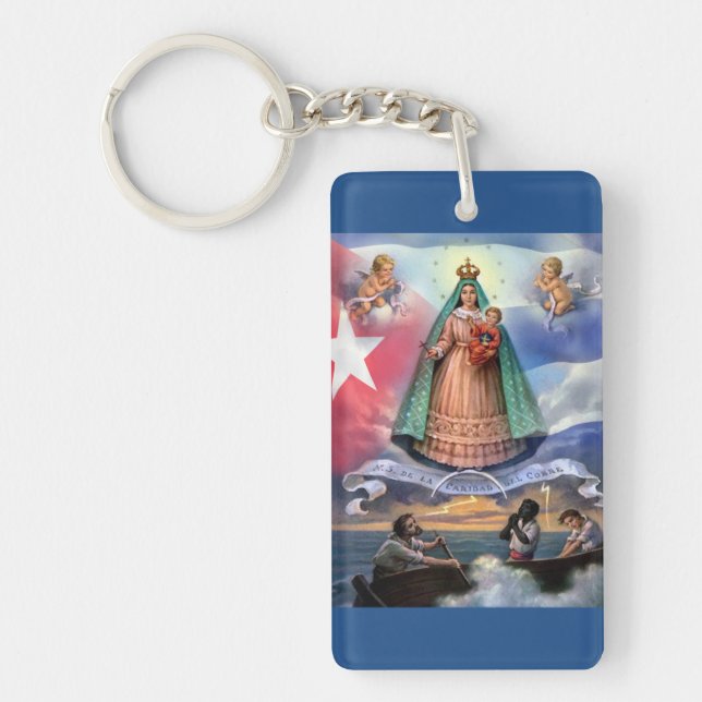 LLAVERO VIRGEN DE LA CARIDAD DEL COBRE, (Frente)
