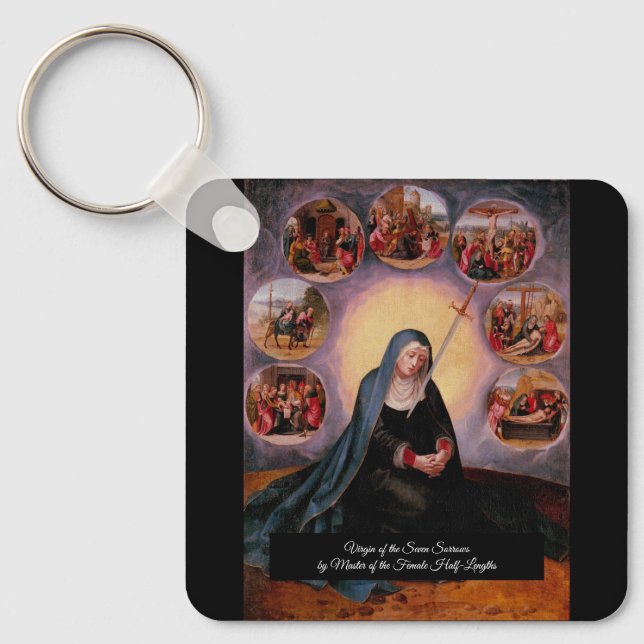Llavero Virgen de los Siete Dolores (Anverso)