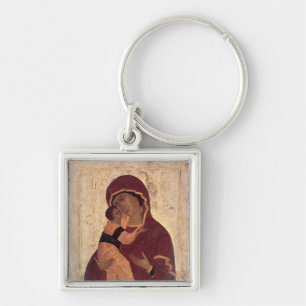 Llavero Virgen de Umilenie de Wladimir, escuela de Moscú