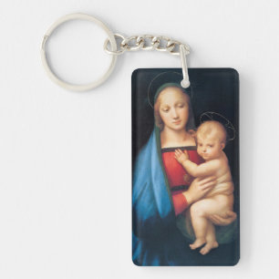 Llavero Virgen María Jesucristo Arte religioso