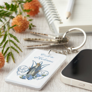 Llavero Virgen María Memorare Oración religiosa católica