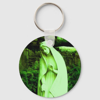 Llavero Virgen María Verde Alterada