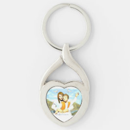 Llavero Virgen María y el Niño Jesús