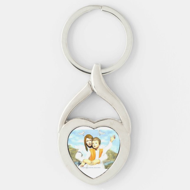 Llavero Virgen María y el Niño Jesús (Anverso)
