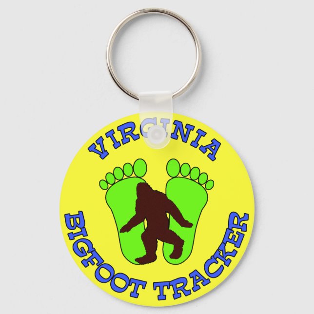 Llavero Virginia Bigfoot Tracker (Anverso)