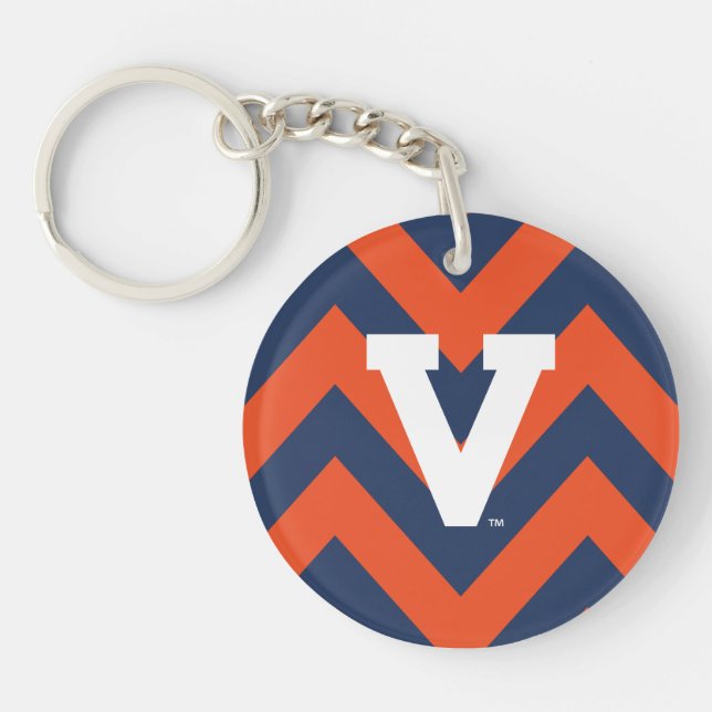 Llavero Virginia Cavaliers Chevron (Frente)