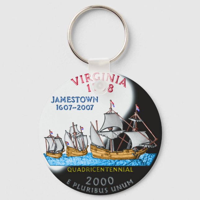 Llavero Virginia Keychain (Anverso)