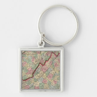 Llavero Virginia, Mapa de Virginia de Mitchell