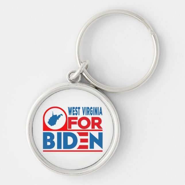 Llavero VIRGINIA OCCIDENTAL PARA Biden (Frente)