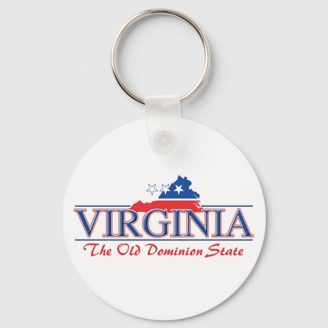 Llavero Virginia Patriotic Keychain (Anverso)