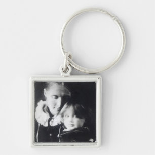 Llavero Virginia Woolf, con su madre Julia, 1884