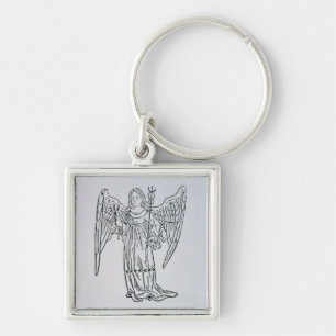 Llavero Virgo (la Virgen) un ilustracion del 'Poeti