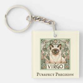 Llavero Virgo Purrfect Precision Zodiac