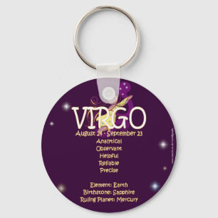 Llavero Virgo zodiaco