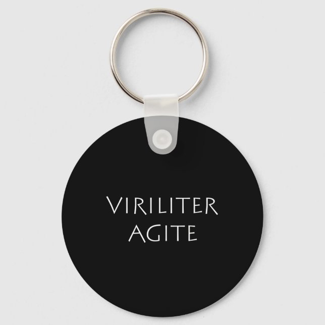 Llavero Viriliter agite (Anverso)