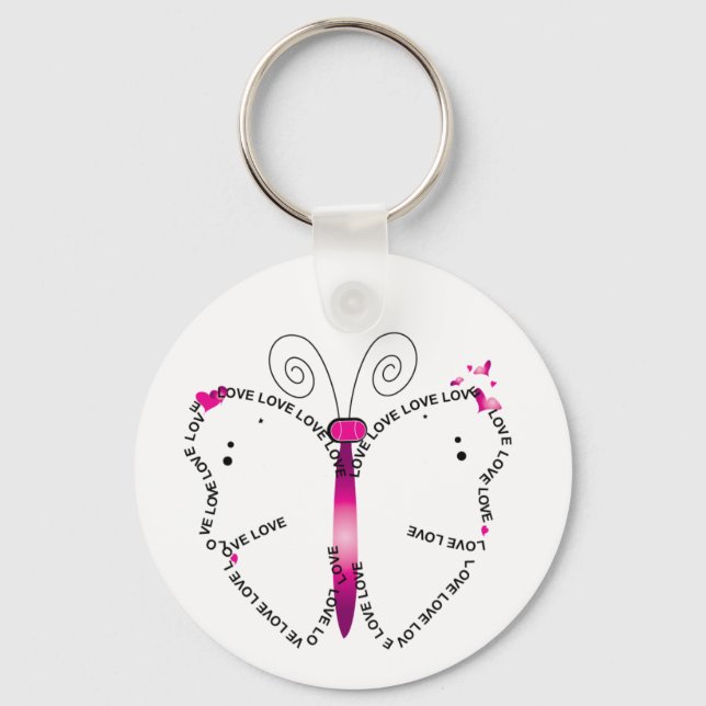 Llavero Virtudes de mariposa (Anverso)