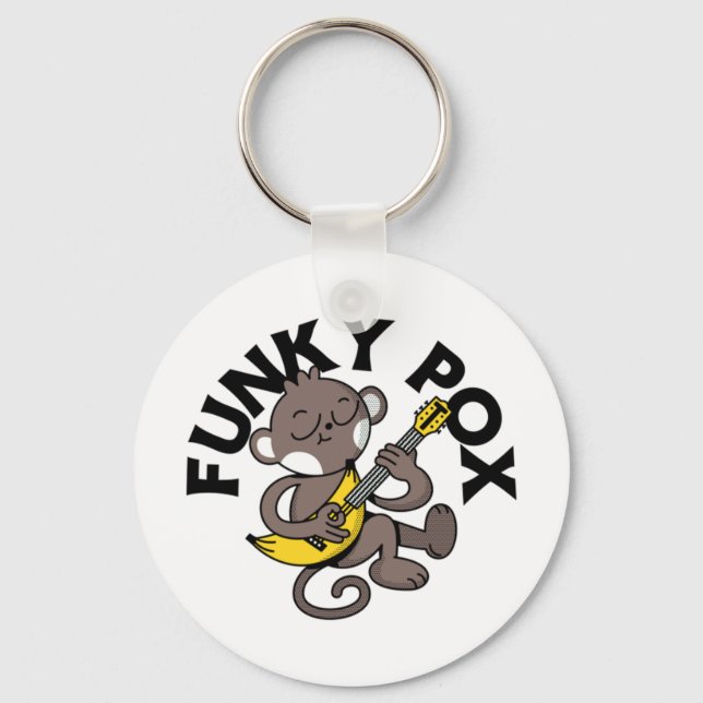 Llavero Viruela del Mono Funky Pox  (Anverso)