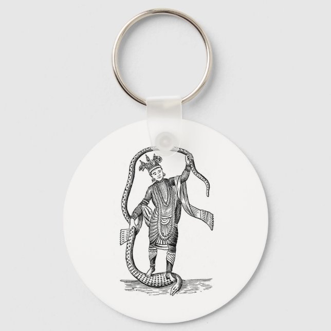 Llavero Vishnu en el avatar 8 (Anverso)