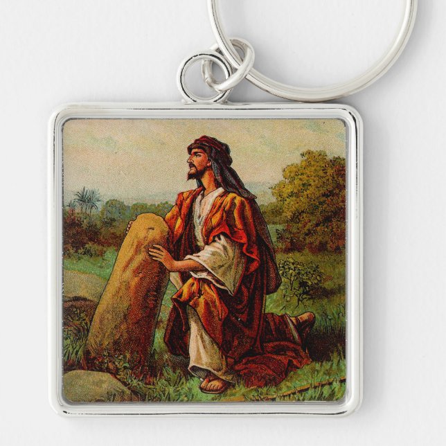 Llavero Visión de Jacob y promesa de Dios  (Frente)