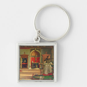 Llavero Visión de San Agustín, 1502-08 (aceite sobre lie
